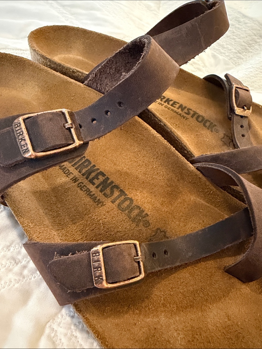 Birkenstock myari leather sandals sz 39 - Picture 2 of 8